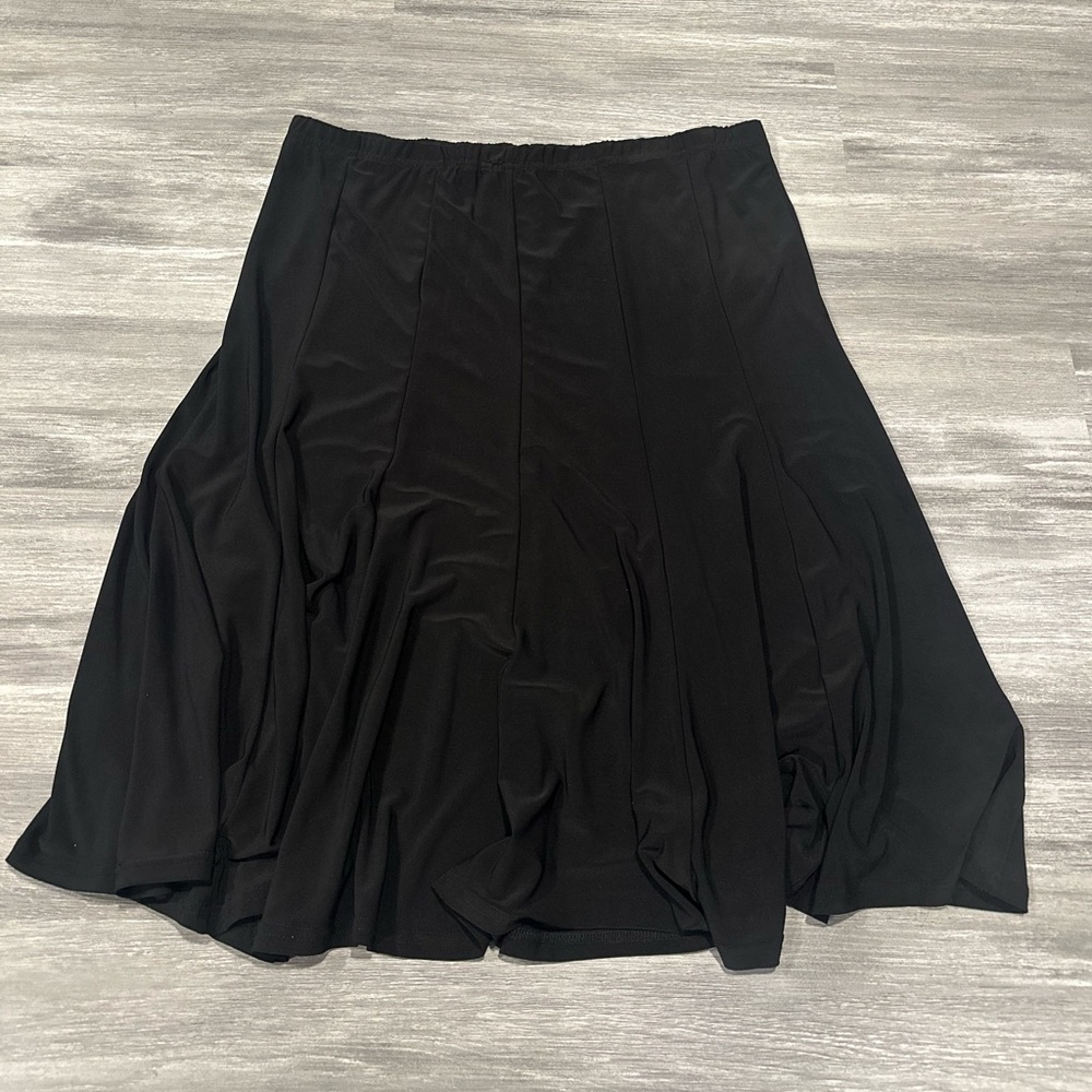 Artex Fashions Y2K Vintage Black Ruffle Skirt XL